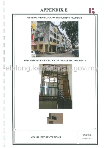 NO. 3-6, BLOK MAWAR 3, JALAN MURNI 2, RUMAH PANGSA TAMAN MALIM JAYA, 75250, MELAKA, Melaka - Auction Flat