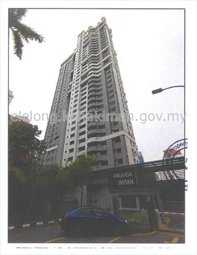 No. 20- 20-5, Angkasa Impian Condominium, Jalan Tong Shin, 50200, Kuala Lumpur, Wilayah Persekutuan Kuala Lumpur - Auction Condominium