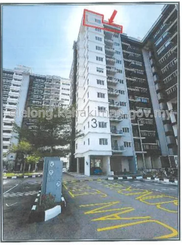 Unit No. 3-11-10, Kondominium Timur Perdana, Jalan Kolej, Taman Bandar Baru, 31900, Kampar, Perak - Auction Condominium