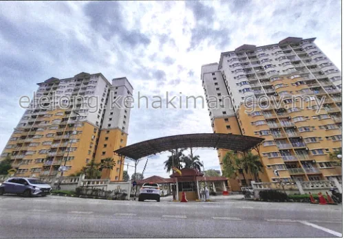 Unit No. B-13-01,Blok B, Pangsapuri Puteri Bayu, Jalan Puteri 11/1, Bandar Puteri, 47100, Puchong, Selangor - Auction Apartment
