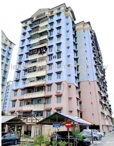Unit No. 2-08-09, Block 2, Pangsapuri Cheras Utama, Jalan CU 1/A, Taman Cheras Utama, 43200, Cheras, Selangor - Auction Apartment