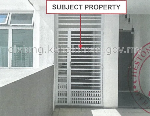 NO. B-16-8, BLOK B, CASA KAYANGAN @ MERU, PERSIARAN MERU RAYA 2, PUSAT PERNIAGAAN MERU IMPIAN, 30020, IPOH, Perak - Auction Apartment