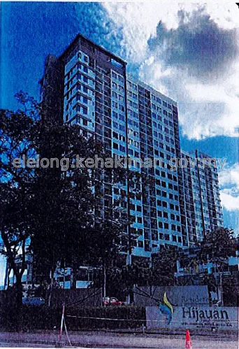 No. A1-08-06, Residensi Hijauan, No.4, Jalan Budiman 22/3, Seksyen 22, 40300, Shah Alam, Selangor - Auction Condominium