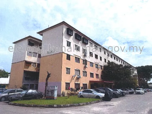 J-5-8, Blok J Pangsapuri Rebana, Jalan Gamelan, Bandar Bukit Raja, 41050, Klang, Selangor - Auction Flat