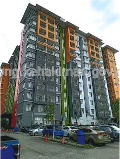 B-11-7, TAHITI VILLA, JALAN WAKAF UTAMA, BAYOU LAGOON PARK RESORT, 75450, HANG TUAH JAYA, Melaka - Auction Apartment