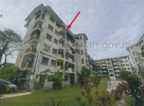 No. 5-5-3, Pangsapuri Teratai, Jalan Metafasa U16/3A, Taman Bukit Subang, Seksyen U16, 40160, Shah Alam, Selangor - Auction Apartment