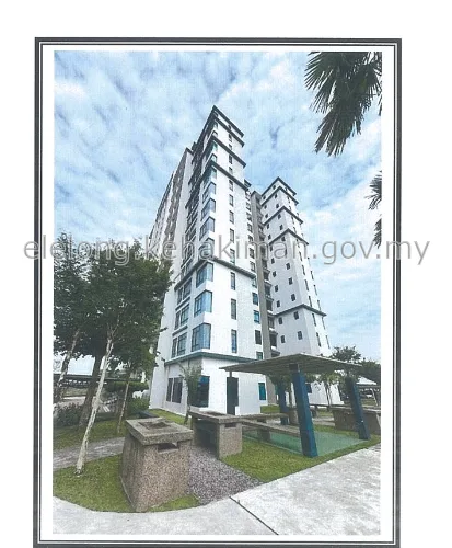 Unit No. #01-02, Blok 2, Pangsapuri Seri Austin, Jalan Seri Austin 1/17, Taman Seri Austin, 81100, Johor Bahru, Johor - Auction Apartment