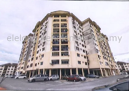 Unit No. SB-02-08, Kenangan View Apartment, Jalan Bukit Kenangan, Taman Bukit Kenangan, 43000, Kajang, Selangor - Auction Apartment