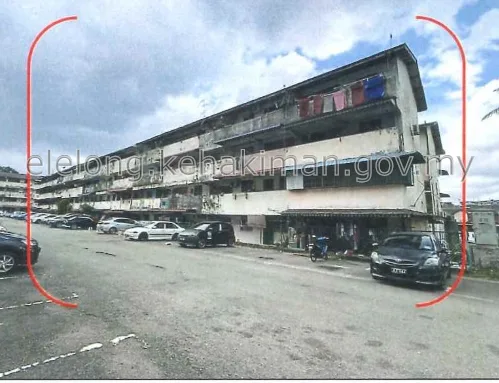 No.0421, Block 12, Jalan Perkasa 7, Taman Ungku Tun Aminah, 81300, Johor Bahru, Johor - Auction Flat