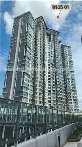 No. B1-35-01, Kenwingston Residence, Kenwingston Square Garden, Persiaran Bestari, Cyber 9, 63000, Cyberjaya, Selangor - Auction Serviced Apartment