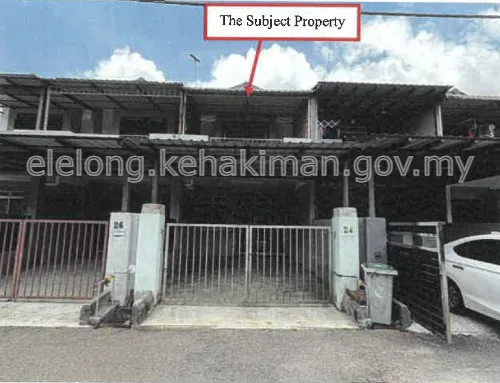No. 24, Jalan Sri Kluang 33, Taman Sri Kluang, 86000, Kluang, Johor - Auction Terrace