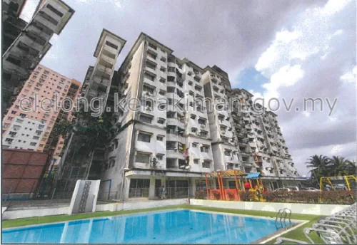 Unit No. 60-8-2, Blok 60, Pangsa Ria, Jalan 1/125E, Desa Petaling, 57100, Kuala Lumpur, Wilayah Persekutuan Kuala Lumpur - Auction Apartment
