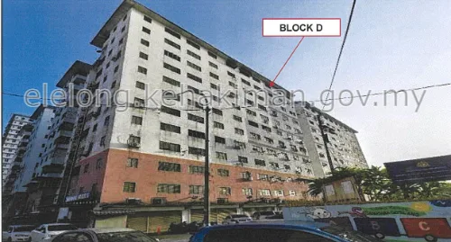 Unit No. D4-04-06, Block D, Pangsapuri Angsana, USJ 1, 47620, Subang Jaya, Selangor - Auction Apartment