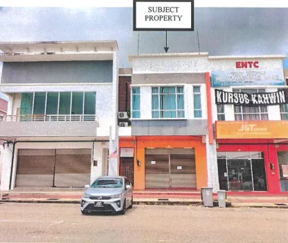 PT 2190 NO. 9, JALAN PUSAT KOMERSIAL PERWIRA 1, PUSAT KOMERSIAL PERWIRA, 73400, GEMAS, Negeri Sembilan - Auction Office Building