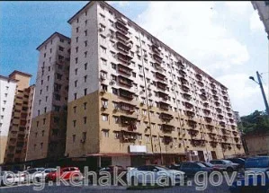Unit No.DS4-7-P, Blok 4 Desa Satu Apartment, Off Lorong D 1/5, Desa Aman Puri Kepong, 52100, Kuala Lumpur, Wilayah Perse - Auction Apartment