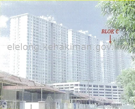 UNIT NO.23-16, BLOK C, PANGSAPURI KEMPAS INDAH, JALAN KEMPAS INDAH, TAMAN KEMPAS INDAH, 81300, JOHOR BAHRU, Johor - Auction Serviced Apartment