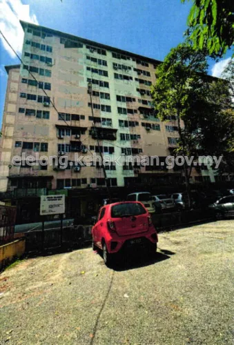 Unit No. A3-4-17, Block A3, Rumah Pangsa Kampung Aman 1, Jalan SK 6/1, Taman Bukit Serdang, Seksyen 4 & 5, 43300, Seri K - Auction Flat