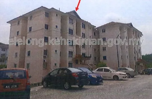 Unit No. Begonial Kristal 03-11, Jalan Residensi Warnasari 13/1, Residensi Warnasari, Seksyen 13, 42300, Bandar Puncak A - Auction Apartment