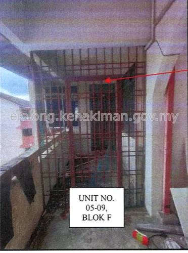 No. 05-09, Blok F, Jalan Simbang 17, Taman Perling, 81200, Johor Bahru, Johor - Auction Apartment