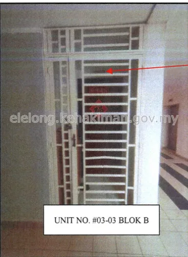 Unit No. #03-03, Blok B, Pangsapuri Setia Tropika, Taman Setia Tropika, 81200, Johor Bahru, Johor - Auction Apartment
