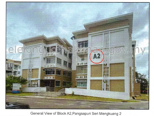 No. A2-03-02, Pangsapuri Seri Mengkuang 2, Persiaran Juragan, Desa Paya Mengkuang, 81560, Gelang Patah, Johor - Auction Apartment