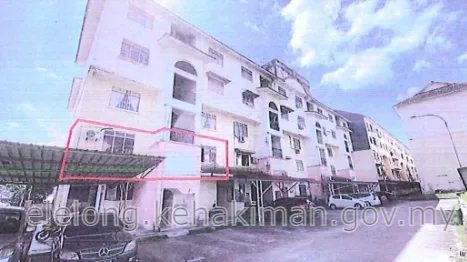 NO. J-02-01, PANGSAPURI SRI AWANA, JALAN SILAT LINCAH, BANDAR SELESA JAYA, 81300, SKUDAI, Johor - Auction Flat