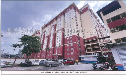 No. C-8-9, Block C, Mentari Court, Jalan PJS 8/9, Taman Seri Mentari, 46150, Petaling Jaya, Selangor - Auction Apartment