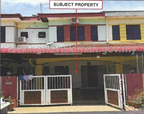 NO.267, LORONG MATAHARI 6, TAMAN BUNGA MATAHARI, 32400, AYER TAWAR, Perak - Auction Terrace
