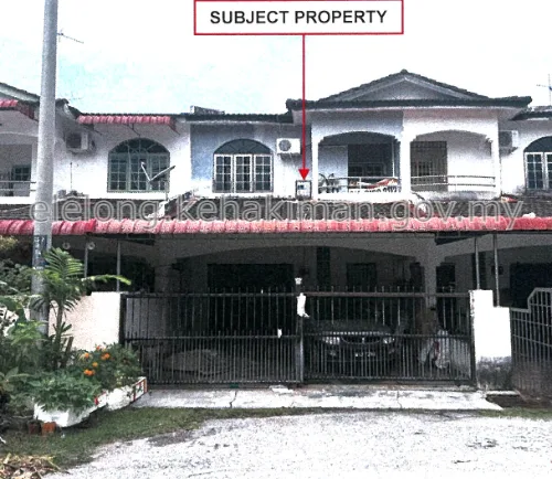 No.132, Jalan Sentosa 2/3, Taman Sentosa II, 32000, Sitiawan, Perak - Lelong Rumah Teres
