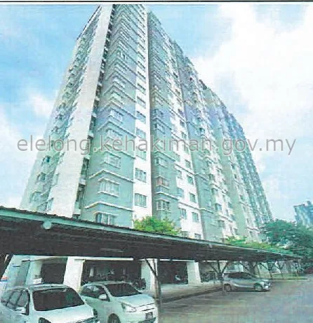 No. 2-11-2A, Pangsapuri Kemuning Aman, Persiaran Kemuning Damai, Kemuning Utama, Seksyen 32, 40460, Shah Alam, Selangor - Lelong Apartmen
