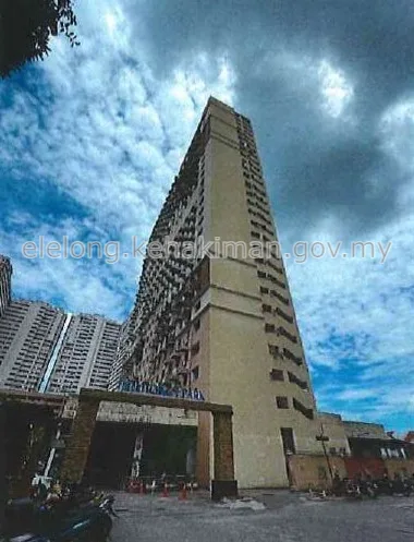 UNIT NO. 1-25-01, LINTANG MADRASAH, JELUTONG PARK, 11600, JELUTONG, Pulau Pinang - Lelong Rumah Pangsa