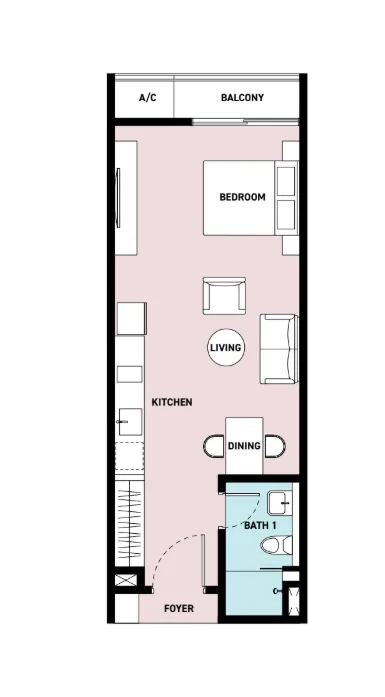 Type A floor plan