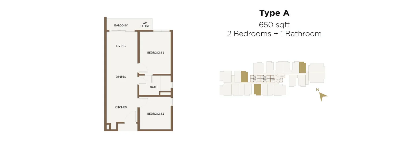 Type A floor plan