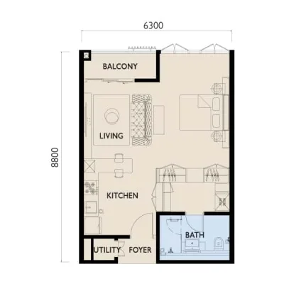A1 floor plan